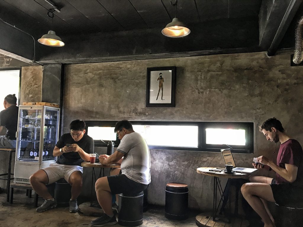 Inside Coffee Shop
