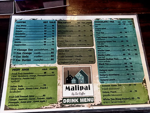 Кофейня MaliPai Roastery and Cafe в Чиангмае